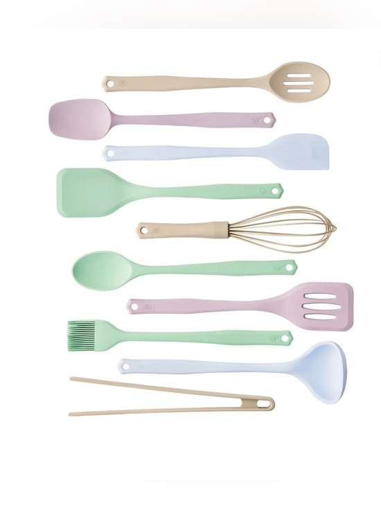 The Pioneer Woman Other - The Pioneer Woman 10 piece silicone Pastel Kitchen Utensil Set